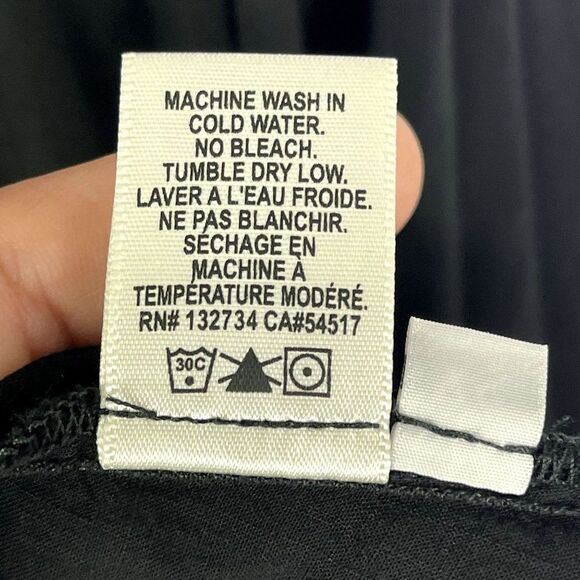 Cloth & Stone Shift Dress Black Tie Back Halter, XS - Picture 7 of 7